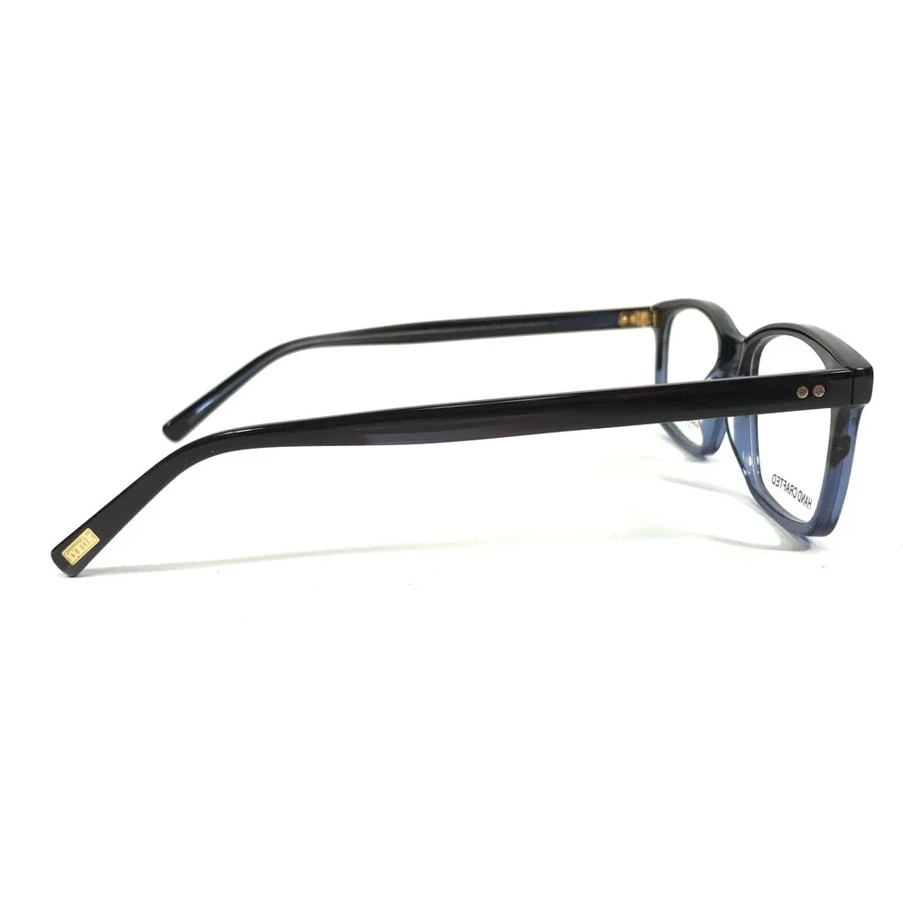 Iconik Eyeglasses Frames PK C2 Black Blue Tortoise Square Horn Rim 50-16-145